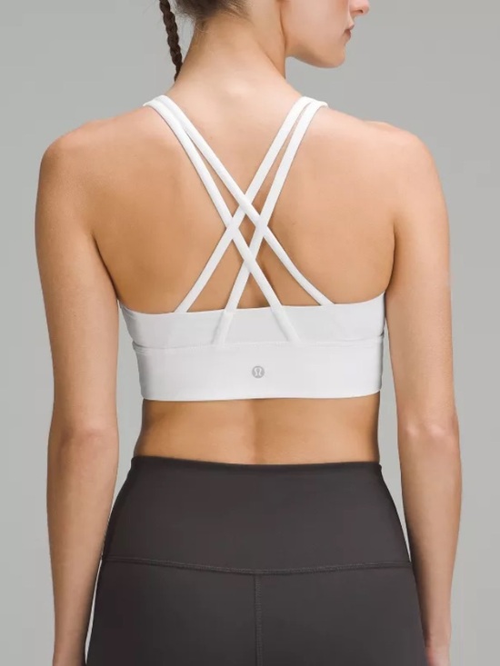 lululemon athletica Other - LULULEMON | Energy Longline White Strappy Sports Bra | 10